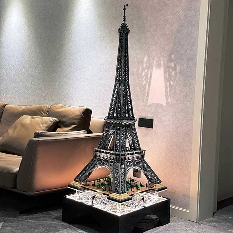 10001Pcs Eiffel Tower Bulding Blocks 15M 10307 Tall Model Bricks PARIS Architecture for Birthday Kids GiftsT260420
