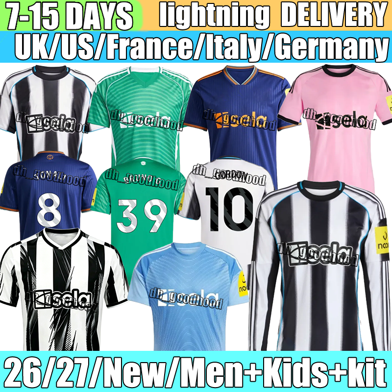 newcastle 26 27 Soccer Jerseys NUFC Gordon #10 Joelinton #7 Bruno G.#39 Botman #4 Livramento #21 Woltemade #27 Willock #28 J.Ramsey #41 Elanga #20 football shirt mens kids kit