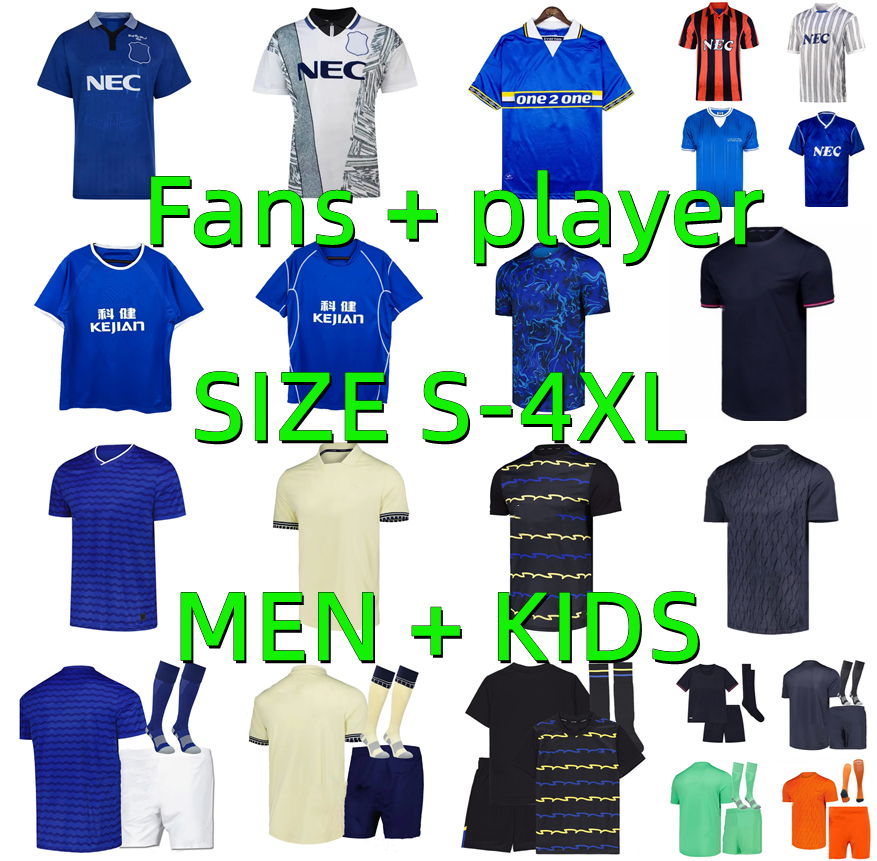 25 26 NDIAYE EFC McNEIL Soccer Jerseys 2025 2026 EVERTONES GREALISH KEANE GARNER DEWSBURY-HALL MANGALA PICKFORD BETO IROEGBUNAM Men kids kits Football Shirt uniorms