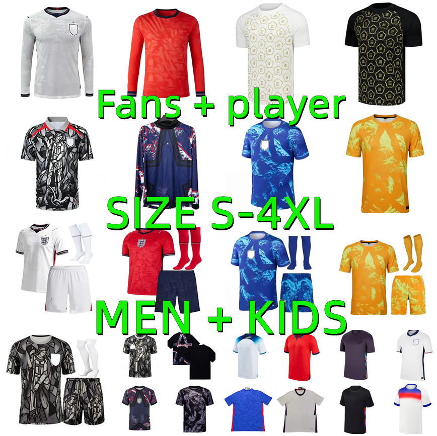 20 21 22 23 24 25 26 27 KANE FODEN ENGlAND Soccer Jerseys 2026 2027 Player version BELLINGHAM SAKA RASHFORD SANCHO MOUNT GREALISH EZE RICE PALMER men kids football shirt