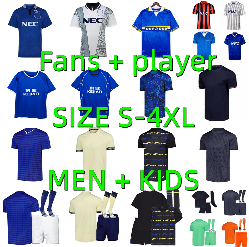 25 26 NDIAYE EFC EVERTONES soccer jerseys 2025 2026 McNEIL GREALISH MYKOLENKO TARKOWSKI KEANE BETO HAALCARAZ PICKFORD IROEGBUNAM football shirt Uniforms Men Kids