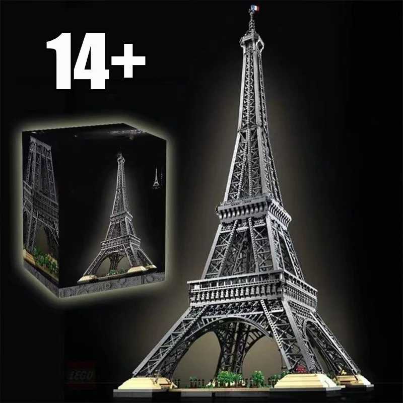 10001Pcs Eiffel Tower Bulding Blocks 15M 10307 Tall Model Bricks PARIS Architecture for Birthday Kids GiftsT260420