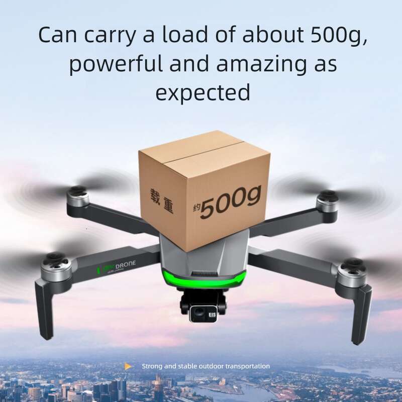 S155 RC Drone with 3-Axis Gimbal HD Camera, GPS Auto Return, Obstacle Avoidance, 4K Quadcopter Professional Foldable Drone CKS