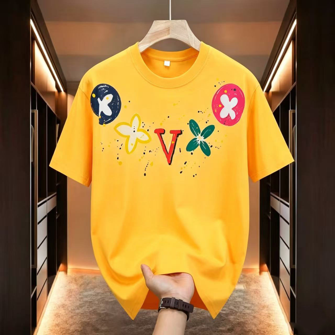 Mens Tees u0026 Polos Luxury T-Shirt Mens Wear Designer Mens Wear T-Shirt Short Summer Fashion Casual Brand Alphabet high quality Designer S--5XL