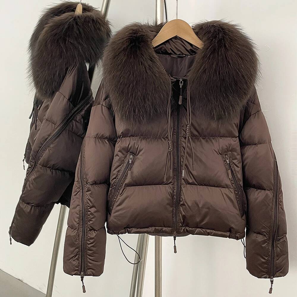 26SS OFTBUY Women's Coat Korean Dongdaemun High Quality Clothing Real Fur New in Coats & Jackets Manteau Femme 2026 Down Jacket 26SS - view 5