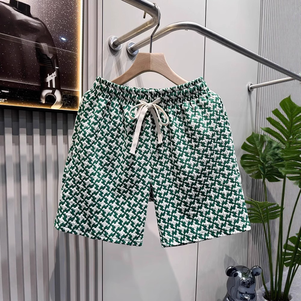 Ge Light Luxury Quarter Beach Pants Designer Summer New Trendy Shorts Unisex Retro Sports And Leisure Beach Pants Mid Pants