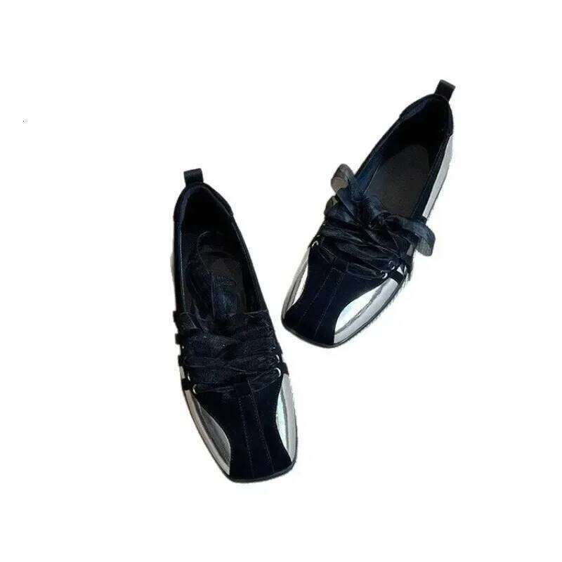 Hot Selling 2026 Ballet Flat Shoes Women's Spring Autumn New Style Low Heel Microfiber Upgraded EVA Insole Rubber Bottom Trendy