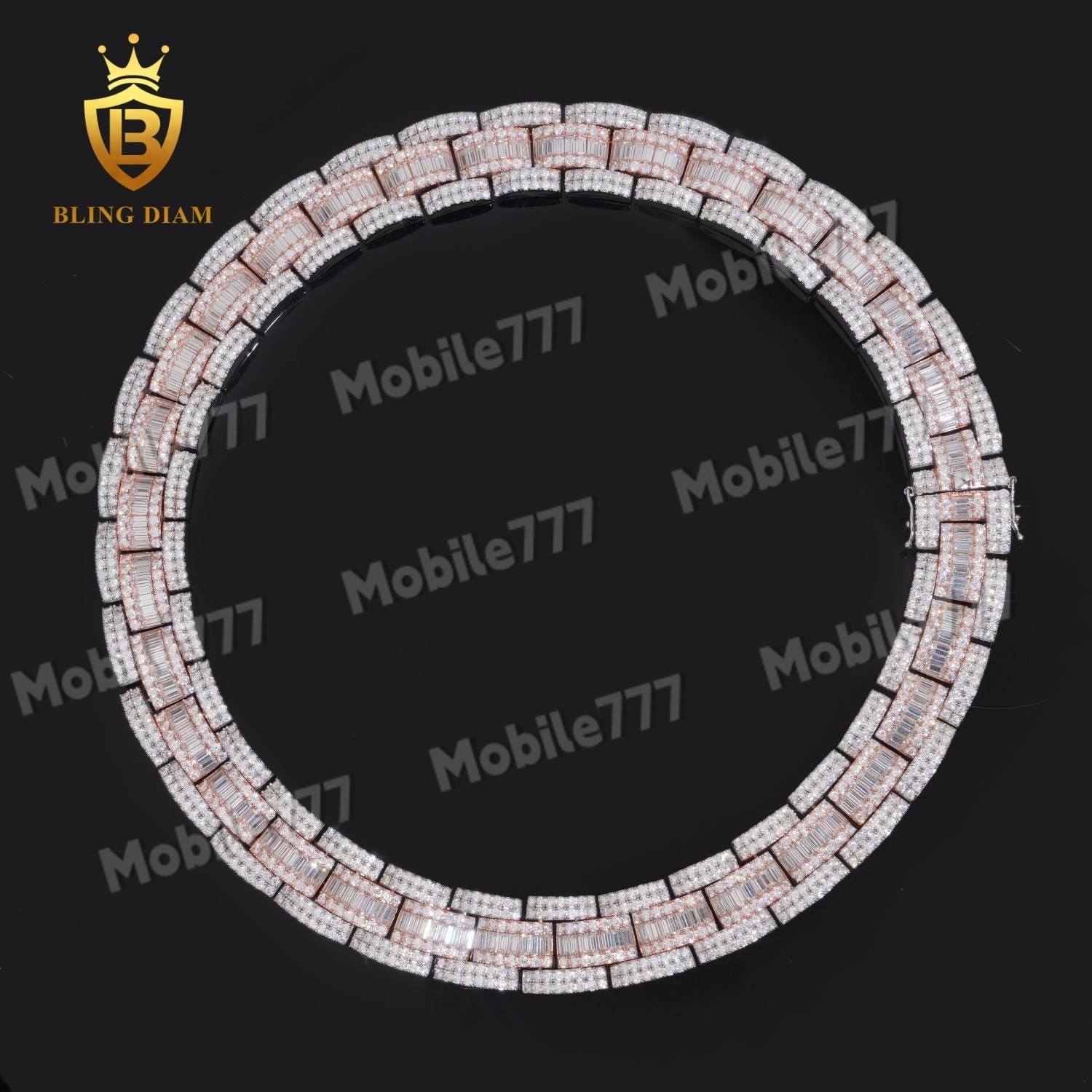 New Arrival Fashion Hip Hop Style 18mm S925 Moissanite Cuban Chain Pass Diamond Tester VVS Moissanite Necklace Silver with GRA