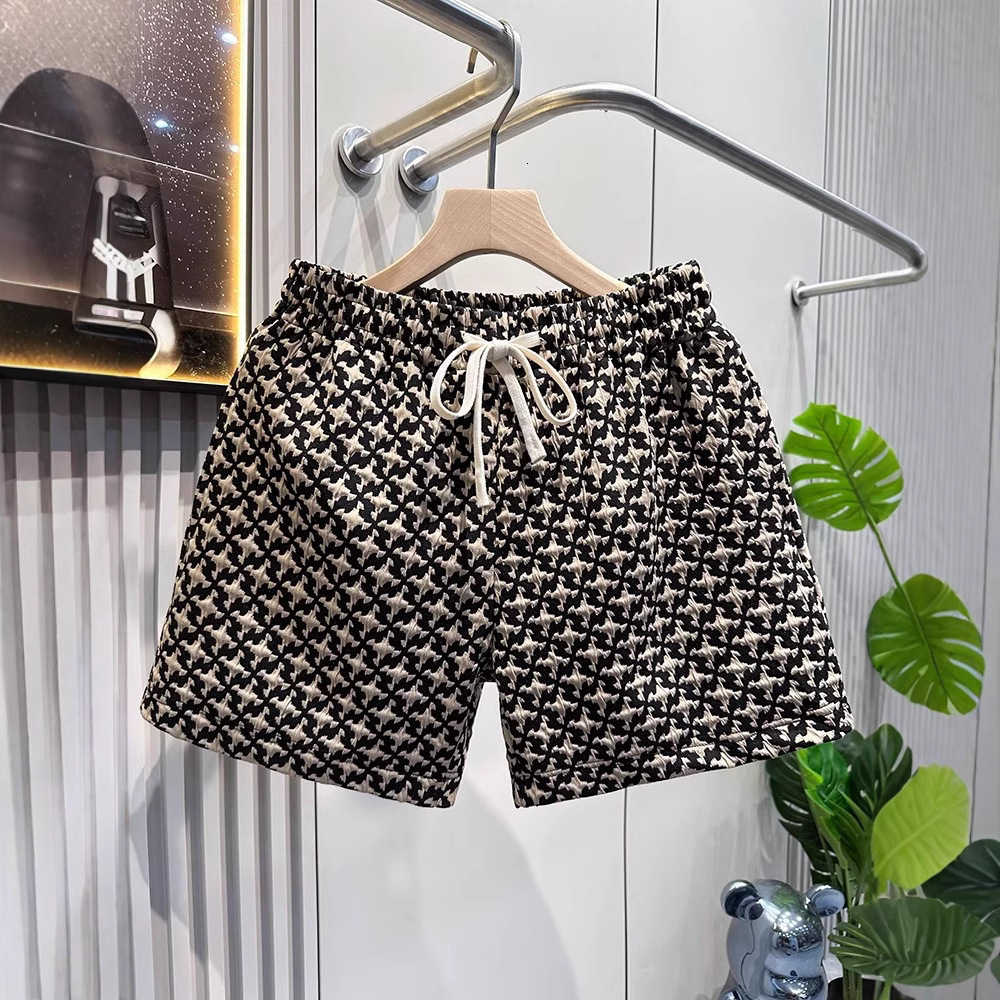 Ge Light Luxury Quarter Beach Pants Designer Summer New Trendy Shorts Unisex Retro Sports And Leisure Beach Pants Mid Pants