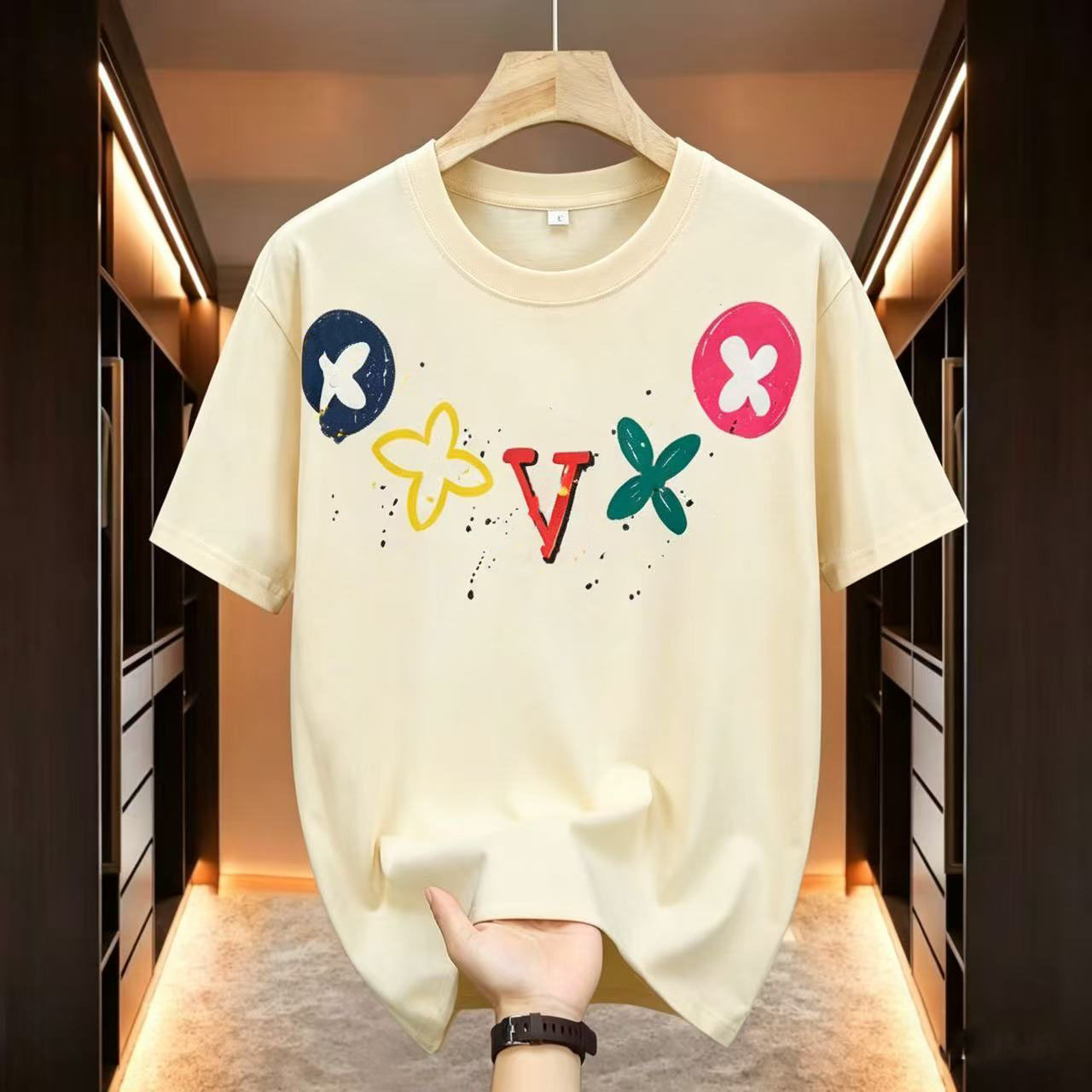 t shirt Tees Mens Women Designers Summer Loose Fashion Tops Casual Street 0202
