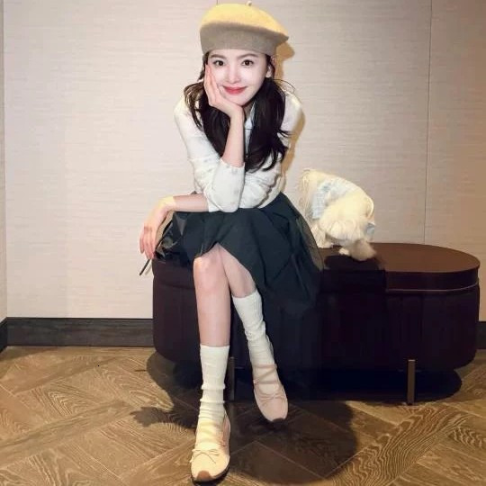 Zhangruonan Celebrity-Inspired Soft Bottom Hidden Wedge Sneaker Ballet Mary Jane Shoes Women 2026 Spring Casual Low-Cut Flats Fashion Trainers