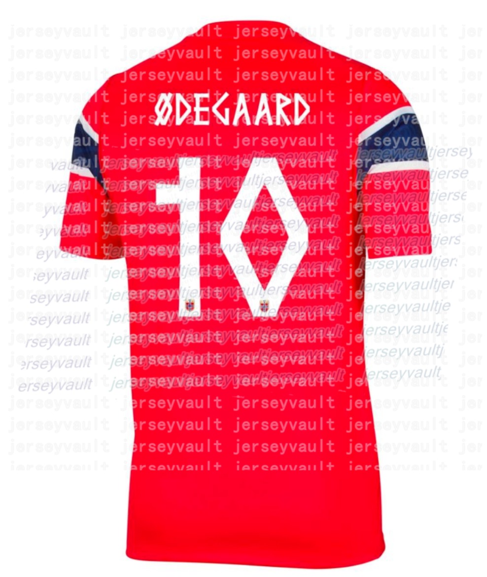 Erling Braut Haaland 9 Norway 2026 Soccer Jeresy Custom Martin Odegaard Larsen Bobb Schjelderup Sorloth S.Berge Thorstvedt Nusa Ryerson Ajer Heggem Ne