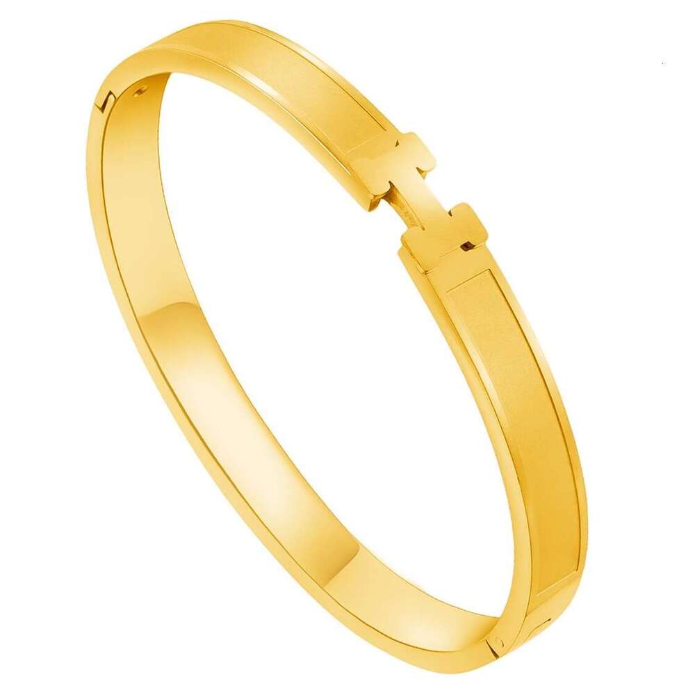 Korean-Style Best-Selling H-Letter Titanium Steel Bracelet For Women, Fashionable Niche Design, Light Luxury With A High-End Feel, Non-Fading Dongguan