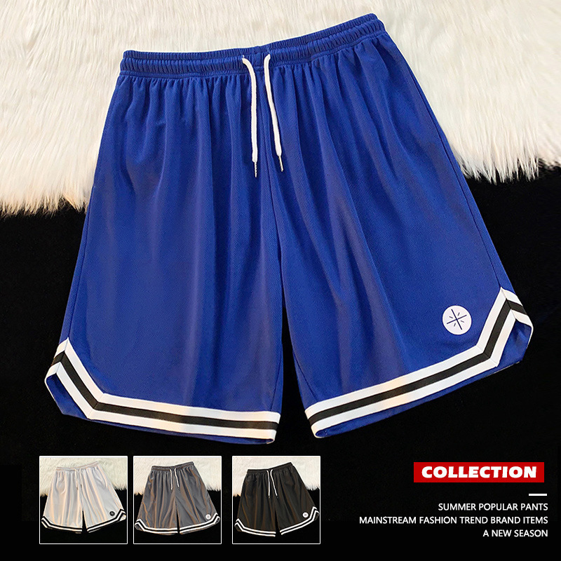 Designer Luxury Summer Outdoor Basketball Sports Shorts For Men Thin Casual Quick-dry Ice Silk Loose Fit Versatile Five-point Shorts For Men