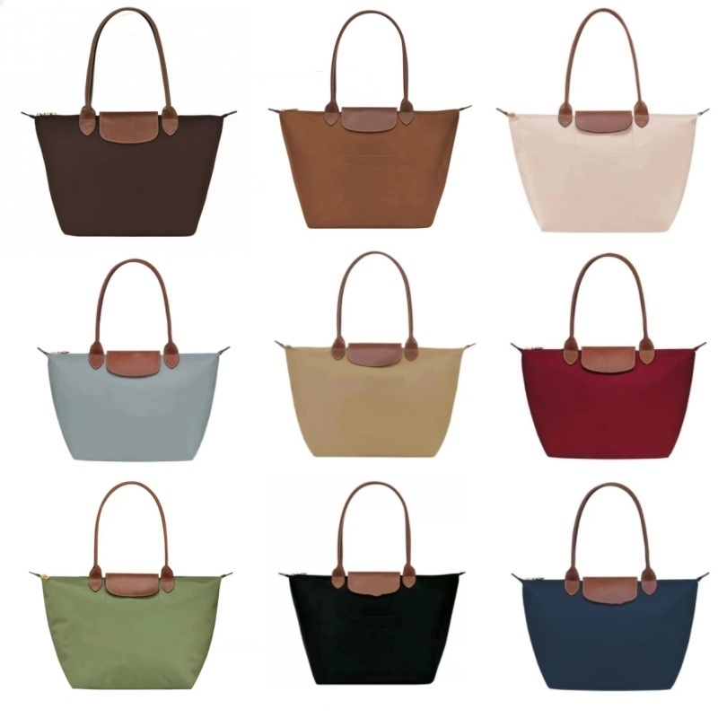 Designer Bags Nylon Embroidered Shoulder Bags Medium Unisex Laptop Totes Large Capacity Single Shoulder Bag Foldable Waterproof Fashion Hobo Handbags