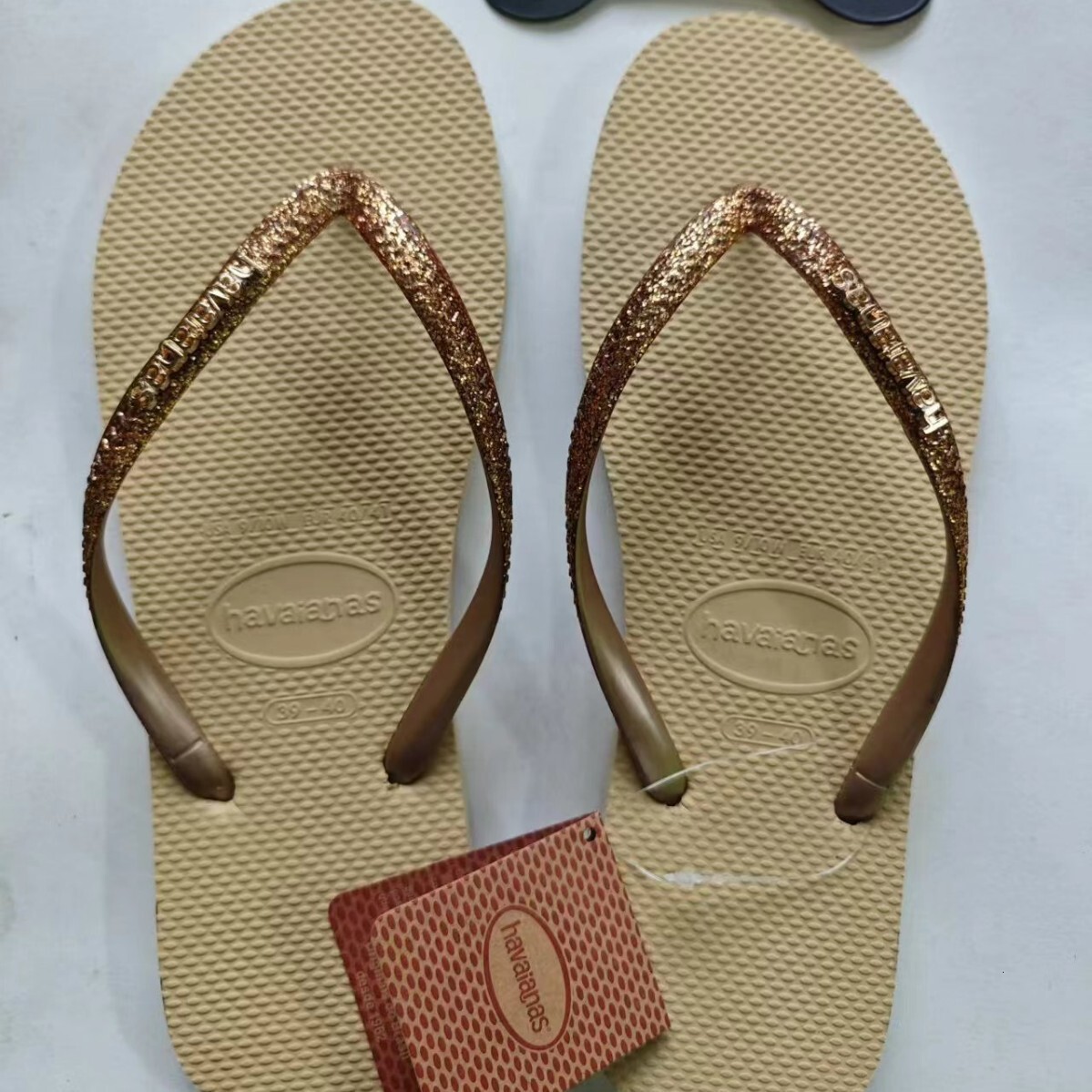 Women's Summer Outdoor Flip-Flops Ladies' Toe-Post Sandals Havana Brazilian Beach Slippers