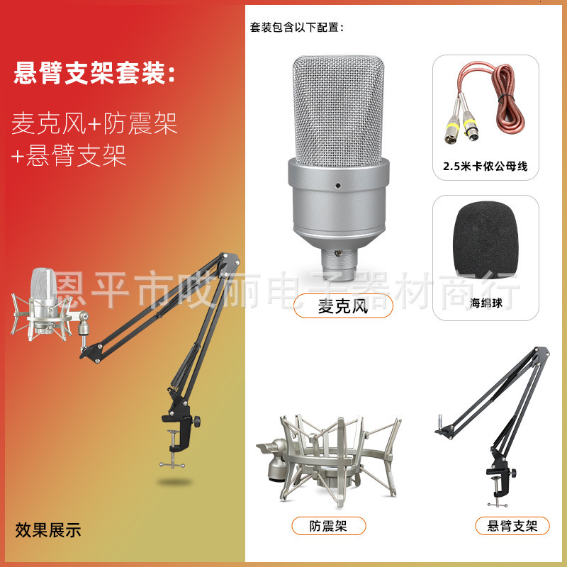 Microphones Professional Condenser Microphone Studio For PC Laptop Computer Mic Karaoke Singing Streaming Wired Mikrofon Mike Sound Microphn 221114