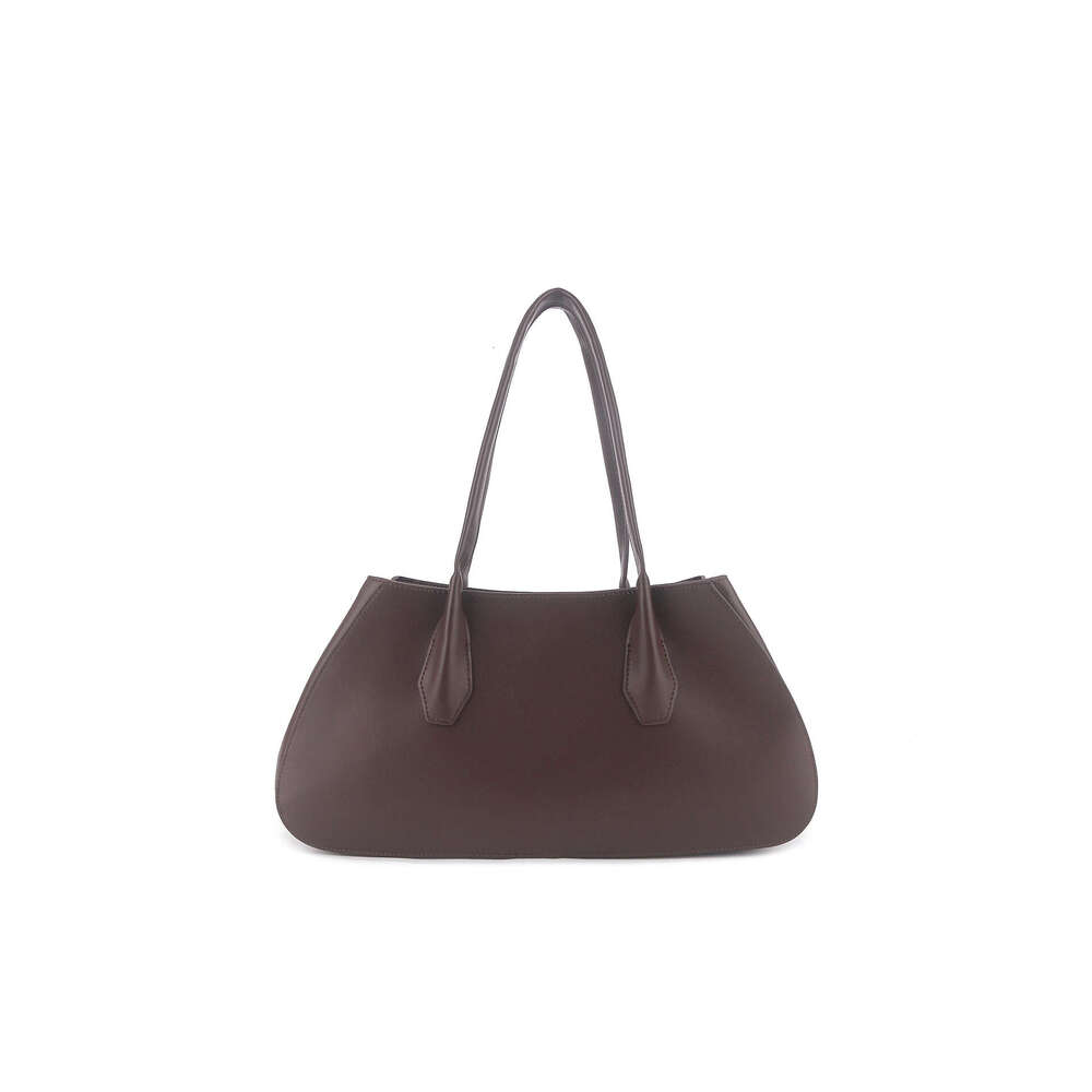 R O W Alger Saddle Bag Minimalist Genuine Leather Shoulder Bag Long Handle Underarm Bag Commute Tote Handbag For Women SENYY