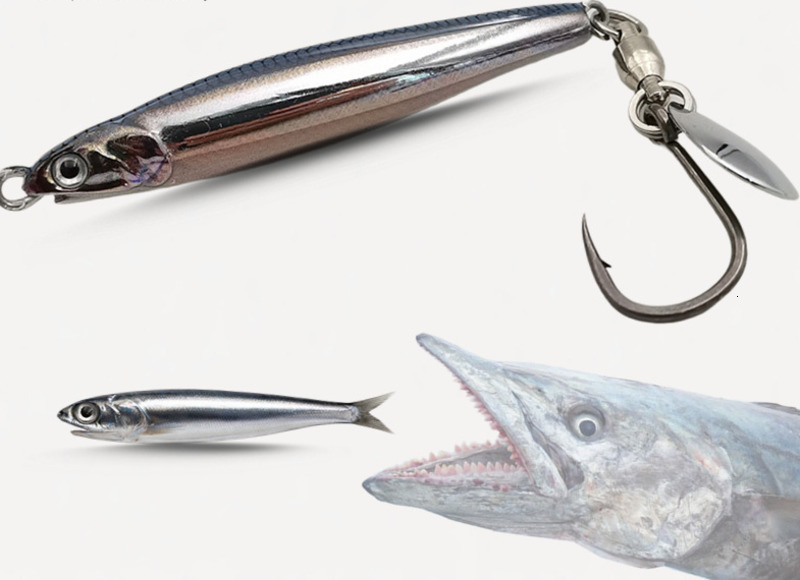 2025 New Anchovy Iron Plate Sea Fishing Boat Fishing Quick Draw Mackerel Special Knife Fish Mackerel Special Kill Shiny Hook Fake Fish Bait 250906