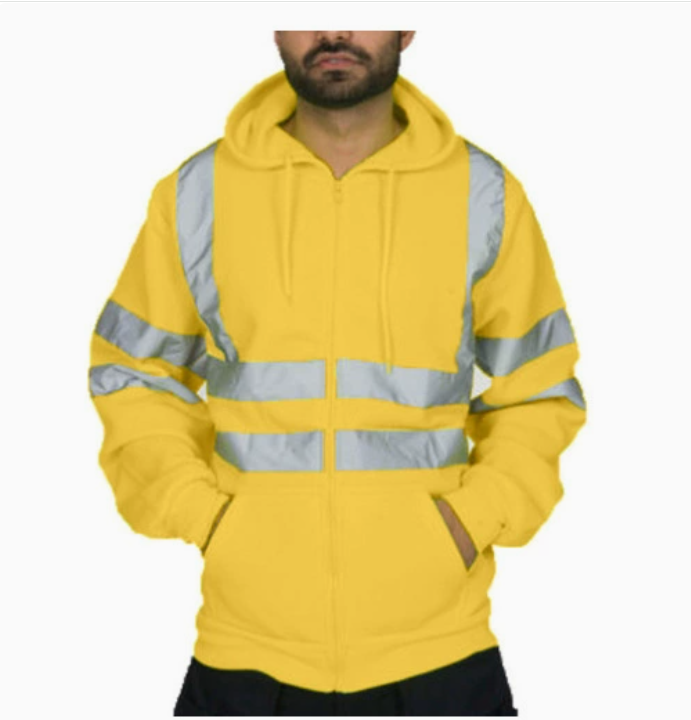 Coat Sweatshirt M-4XL Night Work Pullover Hoodie High Jacket Hi
