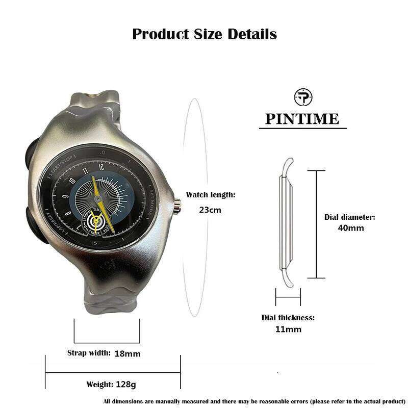 Fashionable Creative Vintage Alien y2k Quartz Watch Twisted Design Watches For Man Reloj 26Y0420