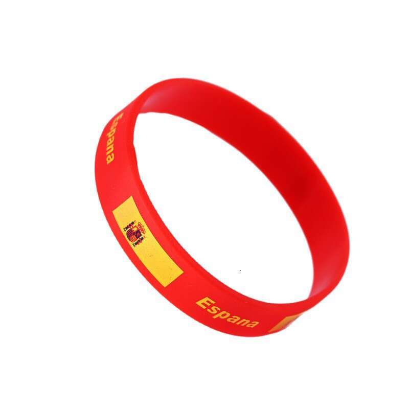 World Cup Football Merchandise National Flag Silicone US Canada Mexico Football World Cup Fan Gift Theme Bracelet Souvenir Wristband