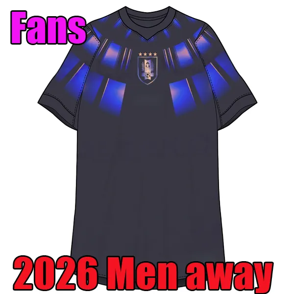 2026 World Cup Uruguay Men home away Fans Soccer Jerseys Lsuarez Ecavani F Valverde N Nandez Player Version National Team jersey Football Shirts kids 