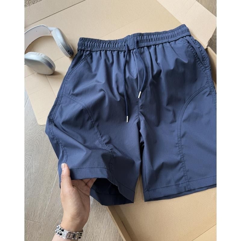 Designer Luxury Style Men's Shorts For Summer New Trendy Brand American-style Quick-dry Knee-length Shorts Loose-fitting Casual Pants For Teenage