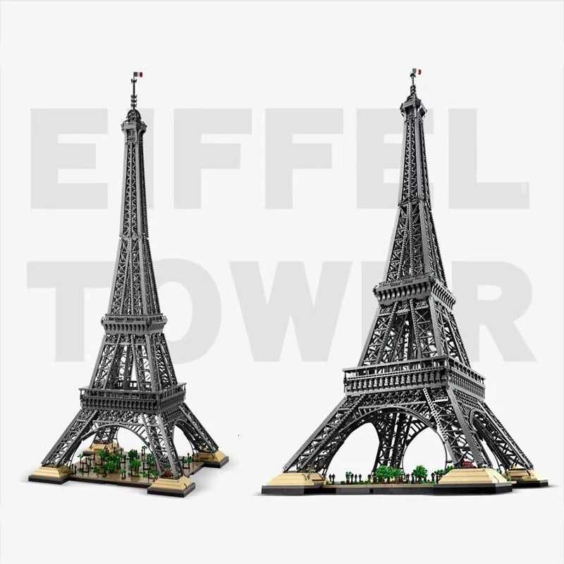10001Pcs Eiffel Tower Bulding Blocks 15M 10307 Tall Model Bricks PARIS Architecture for Birthday Kids GiftsT260420