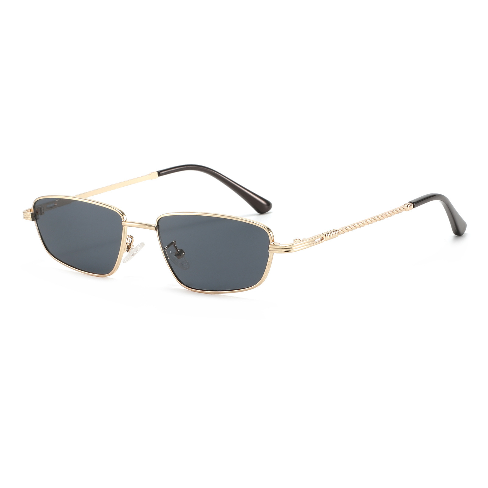 New European and American style small-frame square sunglasses, fashionable and versatile, suitable for street photography, with a simple and high-end 