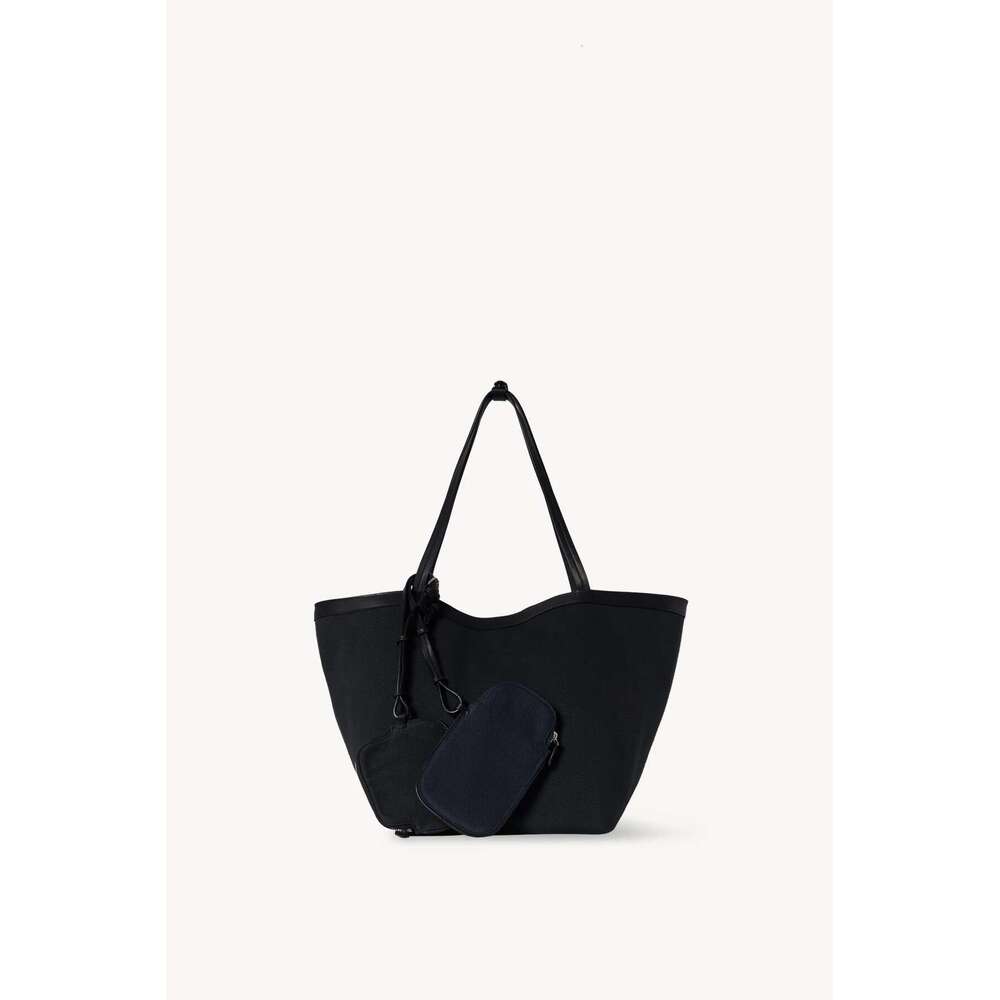 New Reversible Tote Bag Canvas Splice Cowhide Contrast Color Underarm Bucket Bag Large Capacity Commute Handbag Shoulder Bag For Women SENYY