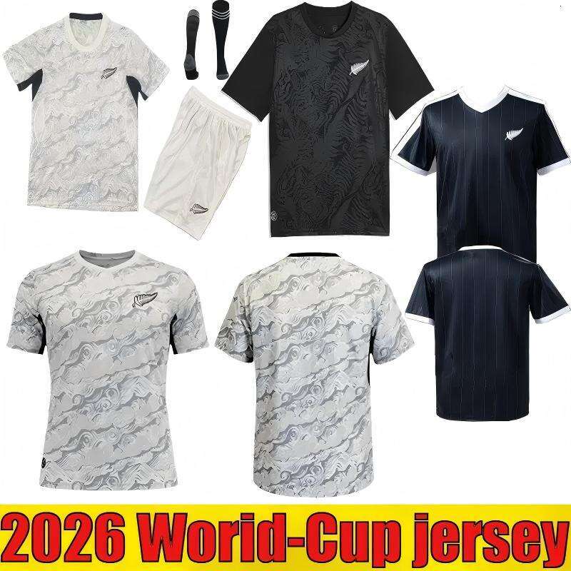 26 27 New Zealand world cup Soccer Jersey CHRIS WOOD BEN WAINE ANDRE DE JONG RYAN THOMAS SARPREET SINGH 2026 Home Away Football Shirt Adult Uniforms