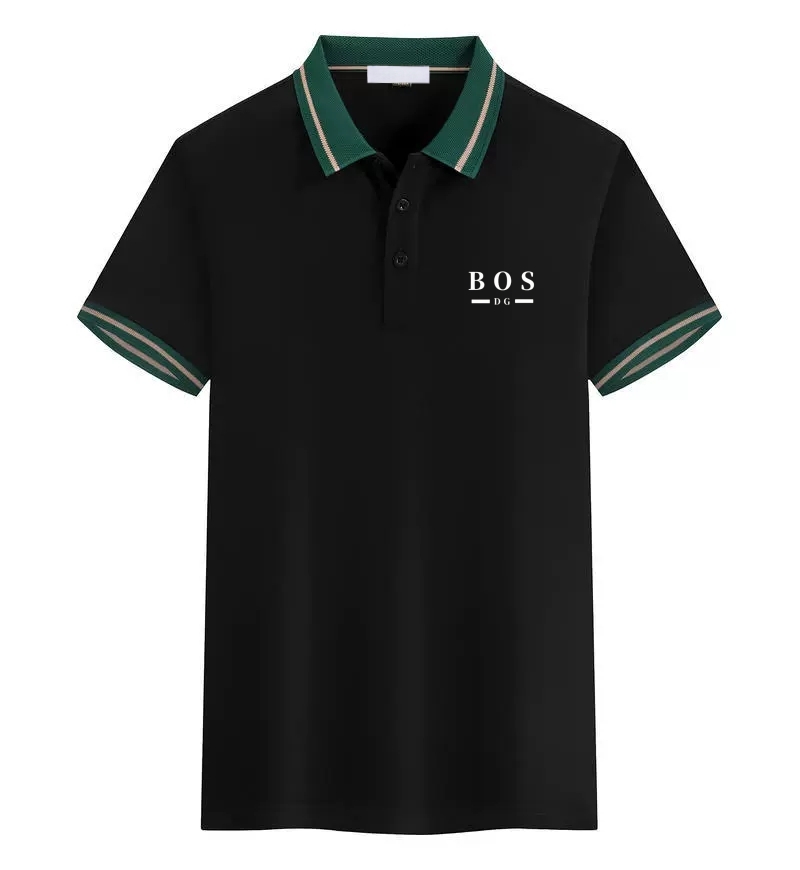DG-BOS Designer Brands Men's Polos Shirts Tees Women Summer Fashion Business Casual Polo Shirts Lapel T-shirts Couples Short Sleeves Ice Silk Cotton Breathable Tops
