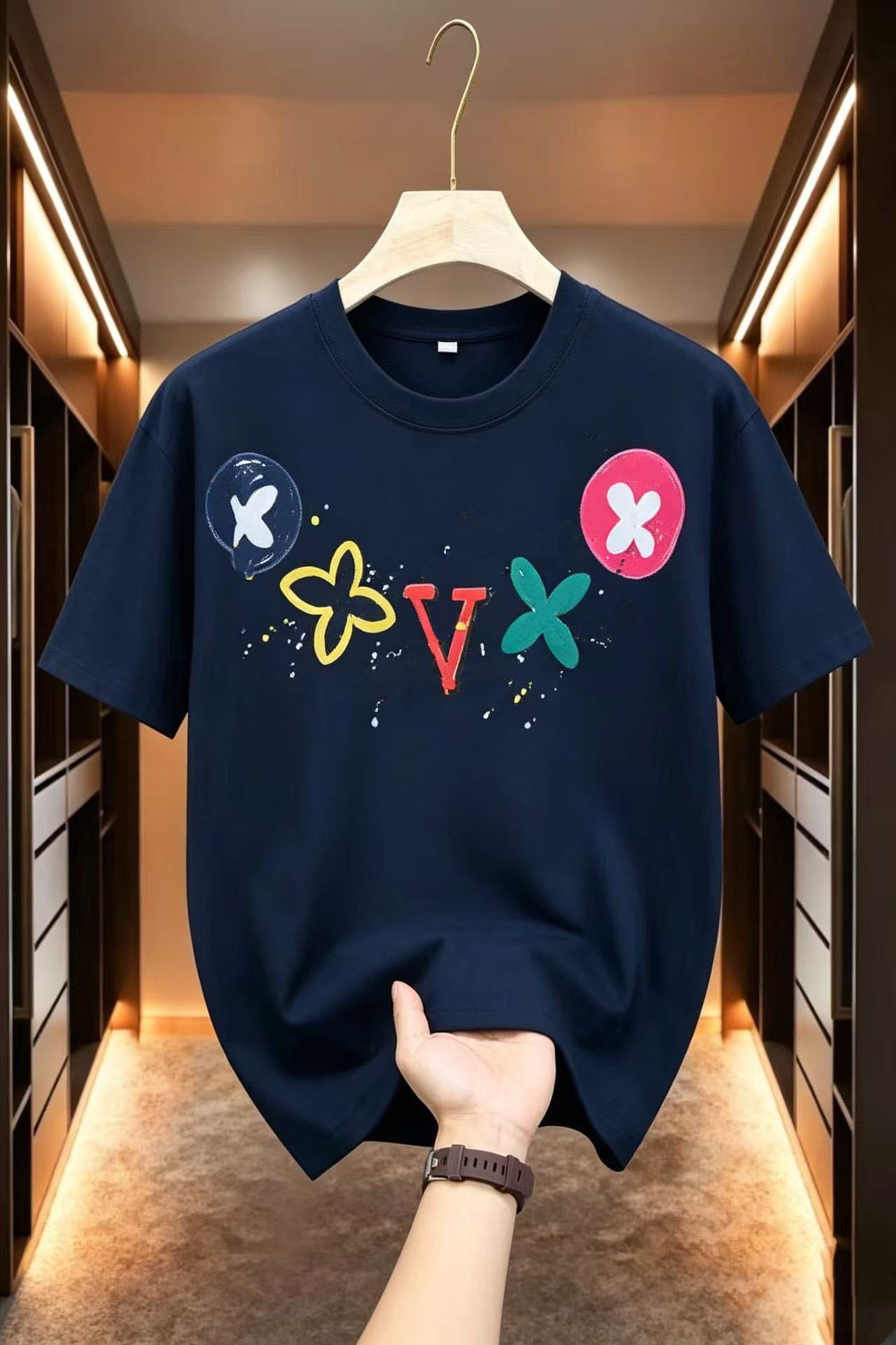 t shirt Tees Mens Women Designers Summer Loose Fashion Tops Casual Street 0202
