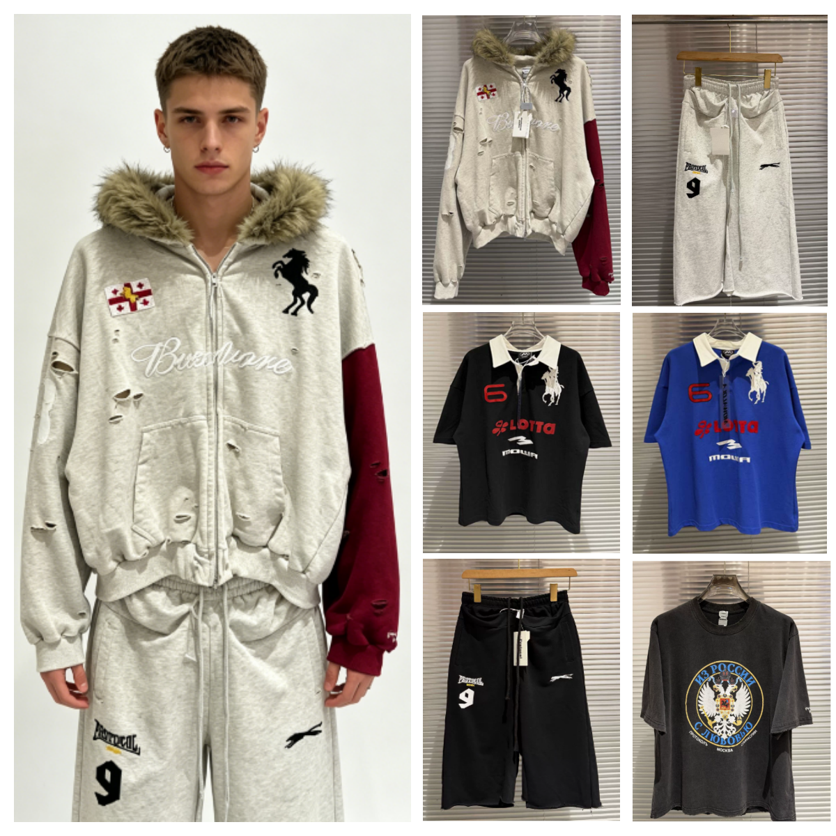 Men's Jackets Protocol index Jackets American Vintage Washed Hip-hop Y2K Rock Youth High Quality Men's Jackets