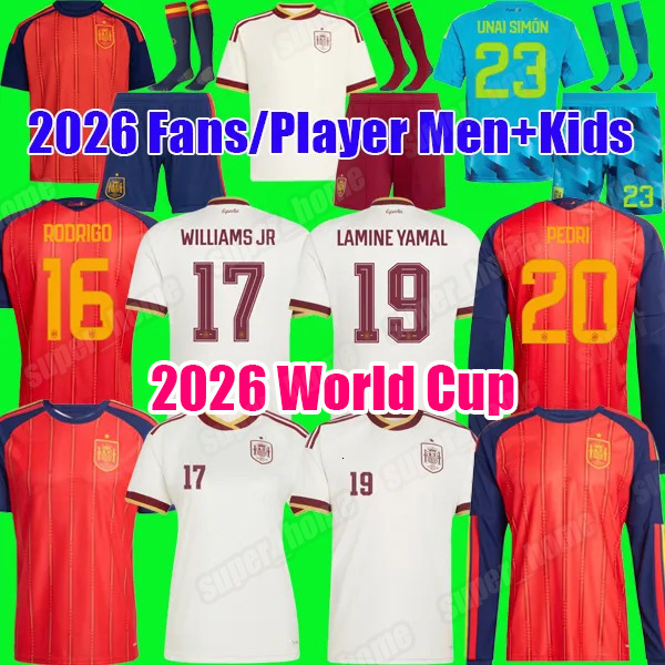 Spain world cup 2026 LAMINE YAMAL camiseta espa a 2026 PEDRI Carvajal espa a futbol mundial WILLIAMS JR MERINO RODRIGO OLMO OYARZABAL camiseta espana 