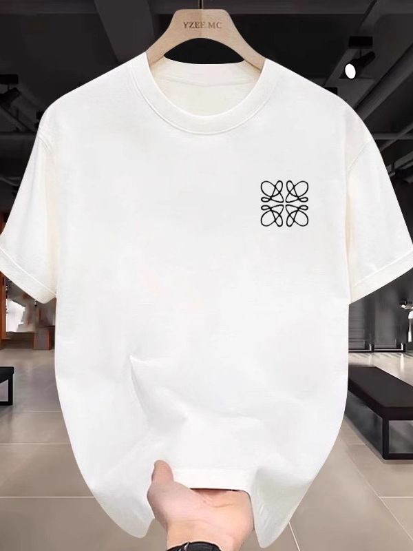 Free shipping luxury Men's T-Shirts Fashionable and comfortable men's short sleeved T-shirt with letter printed loose top