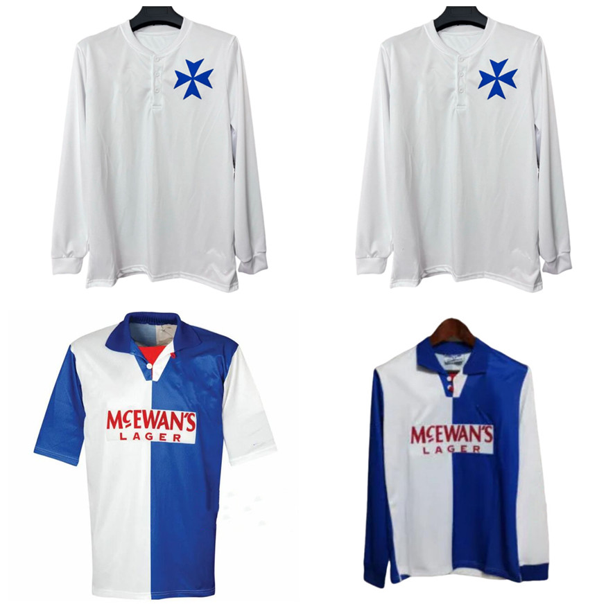 1994 1995 Blackburn Retro Soccer Jerseys 94 95 SHEARER Vintage Football Shirt MEN kids kits