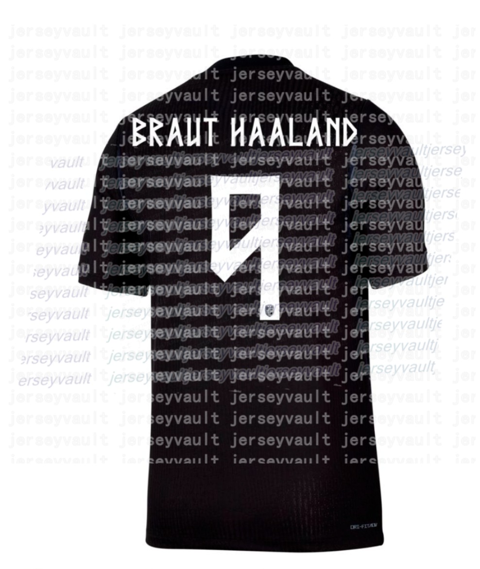 Erling Braut Haaland 9 Norway 2026 Soccer Jeresy Custom Martin Odegaard Larsen Bobb Schjelderup Sorloth S.Berge Thorstvedt Nusa Ryerson Ajer Heggem Ne