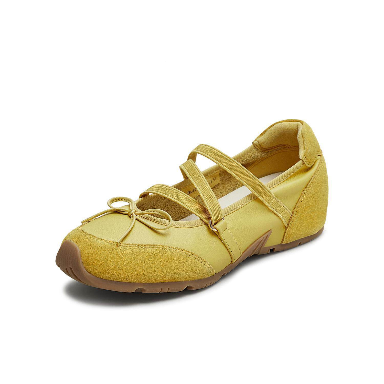 Zhangruonan Celebrity-Inspired Soft Bottom Hidden Wedge Sneaker Ballet Mary Jane Shoes Women 2026 Spring Casual Low-Cut Flats Fashion Trainers