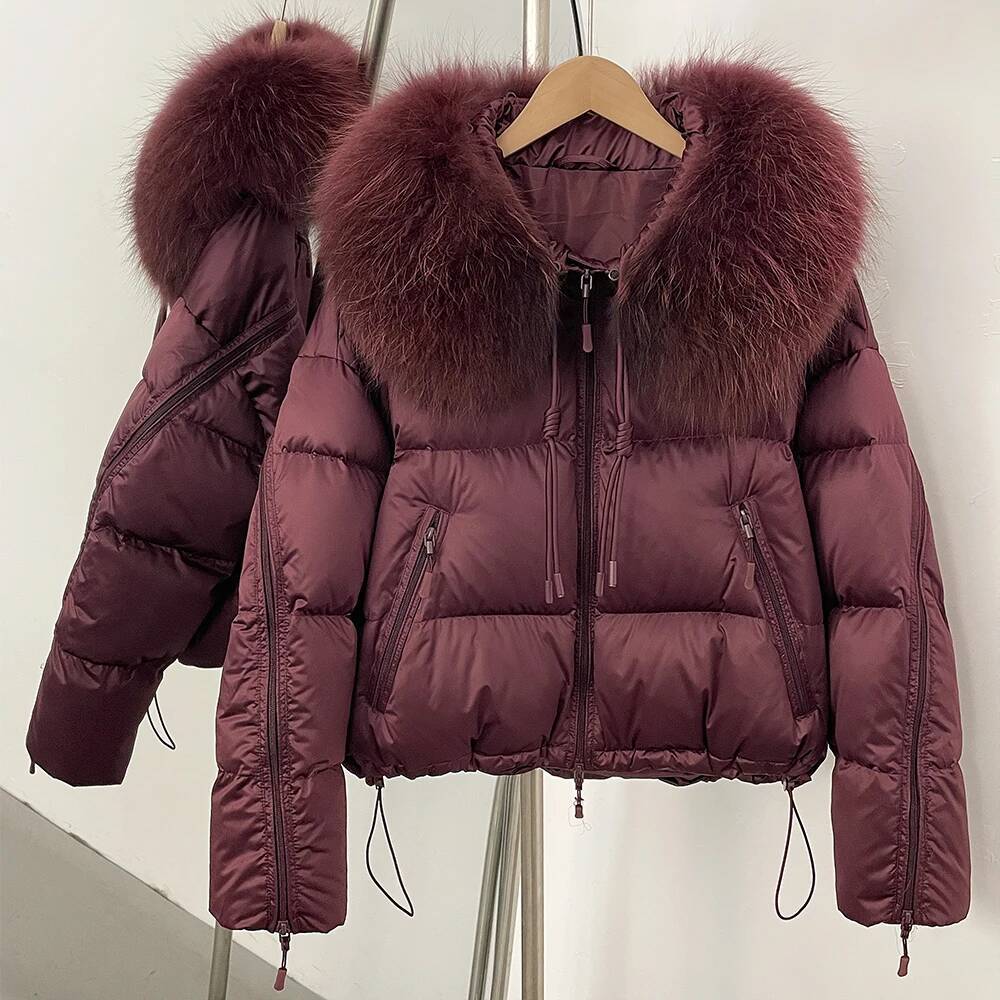26SS OFTBUY Women's Coat Korean Dongdaemun High Quality Clothing Real Fur New in Coats & Jackets Manteau Femme 2026 Down Jacket 26SS - view 4