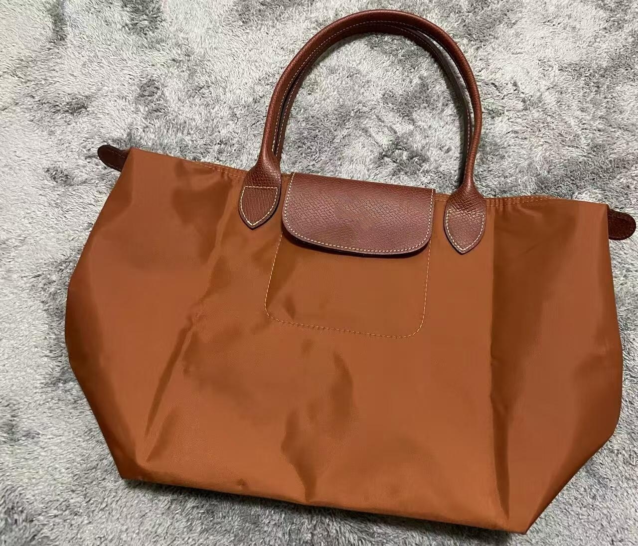 Designer Bags Nylon Embroidered Shoulder Bags Medium Unisex Laptop Totes Large Capacity Single Shoulder Bag Foldable Waterproof Fashion Hobo Handbags