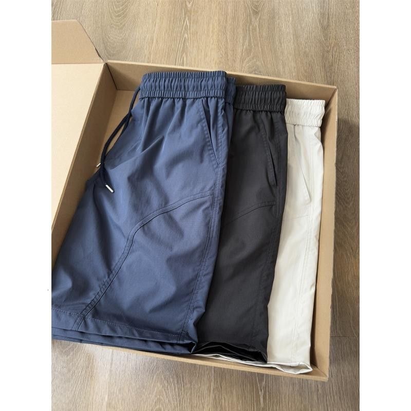 Designer Luxury Style Men's Shorts For Summer New Trendy Brand American-style Quick-dry Knee-length Shorts Loose-fitting Casual Pants For Teenage