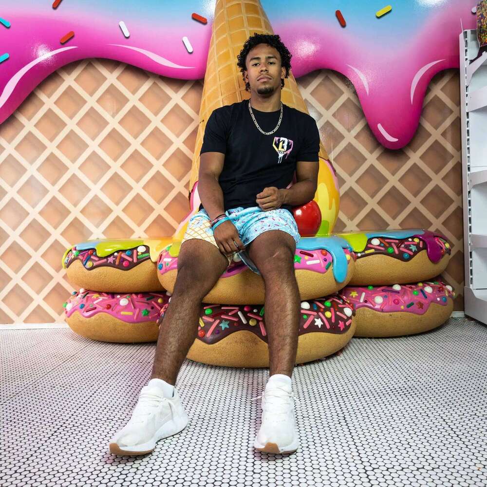 Ice Marshmallow - Baseball Lifestyle 101 Summer Men's Women's Sports Fashion Cotton T-shirt Parent- Outfit 26H0420