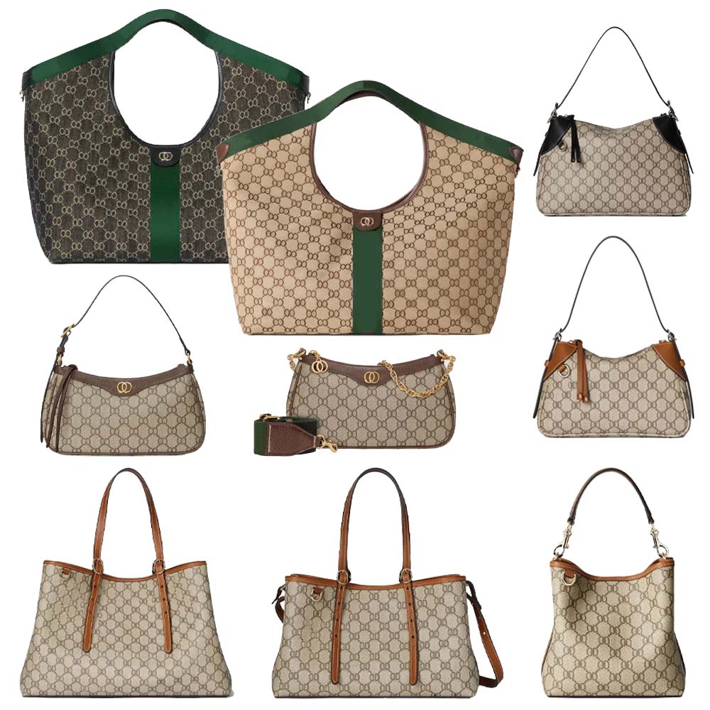 Designer bag Luxury Tote Bag High-Quality Shoulder Bag Crossbody Bag for Women Fashionable Light Gold Hardware with Webbing Trim Canvas Handbag Tote Shopping Bag