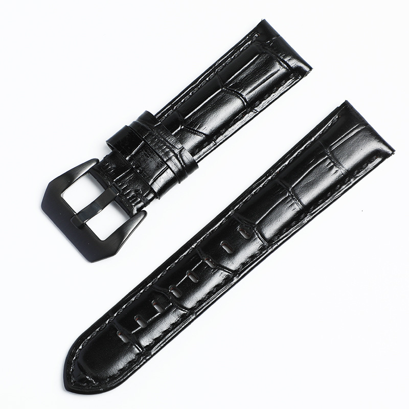 For Panerai 441 1085/1313/111 Cow Leather Watch Strap 22mm 24mm blue Men grain Watch Band cowhide Bracelet Accessories260206