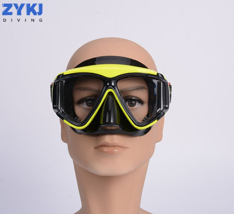 Adult Scuba Diving Mask Pano 3 Panoramic Tempered Glass Snorkeling Dive Mask Premium Swim Goggles with Nose Cover Snorkeling 250411