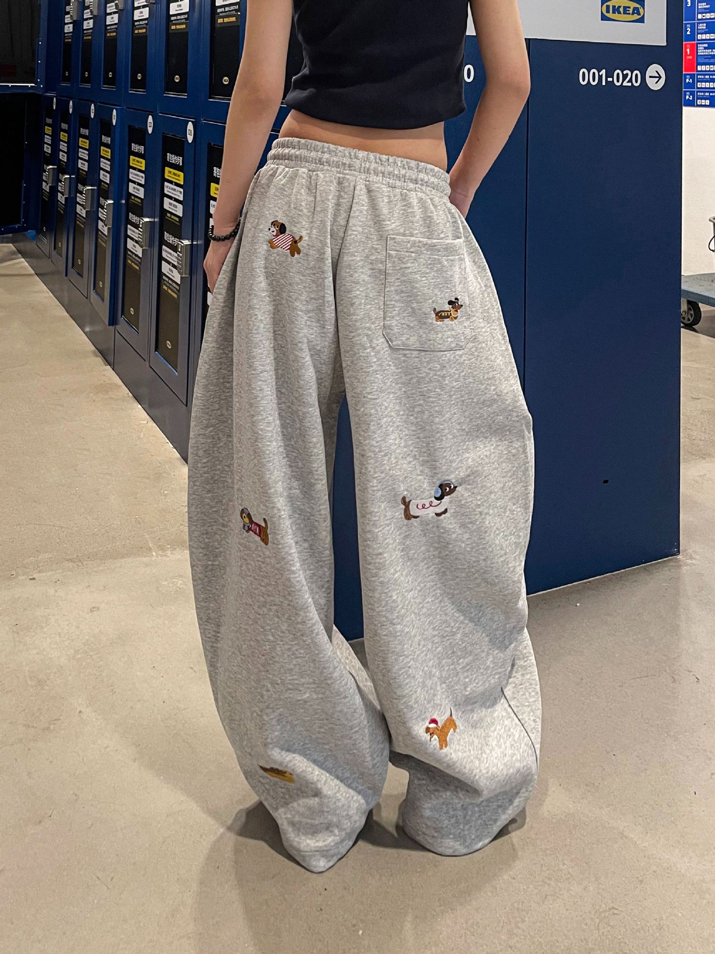 Men's Jeans American Y2k Religious Embroidered Retro For Men And Women High Waist Harajuku Fashion Washed Street Casual Pants