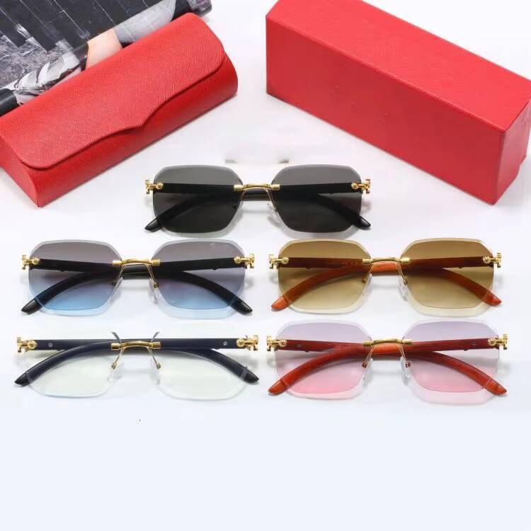 CAR Designer Sunglasses Men and Women Styles Factory Direct Sales Diamond-Cut UV Protection 400 Luxury Retro Brand Sun Glasses