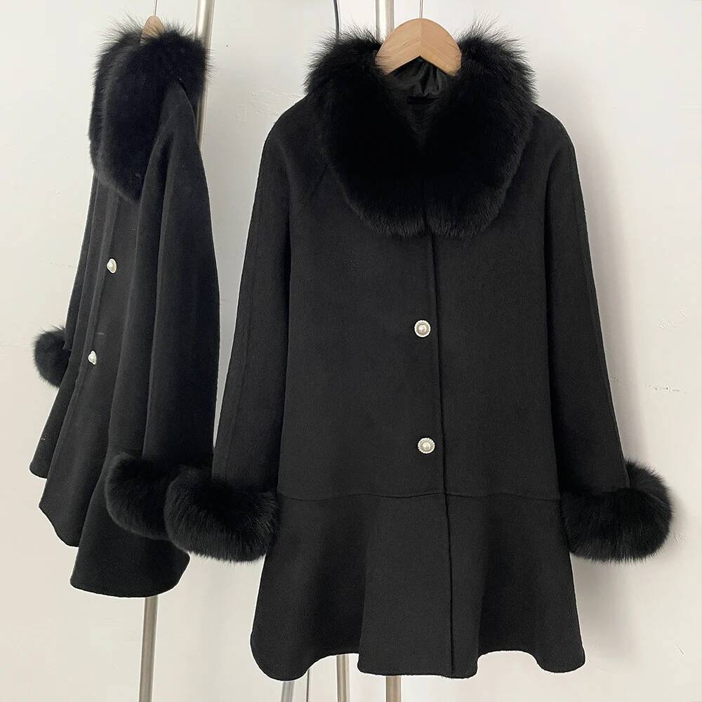 26ss OFTBUY Jacket with Fur Manteau Femme 2026 Wool and Trench Coat Warm Woman Clothes Fashion Winter Korean Reviews Many Outer SANRAN - view 3